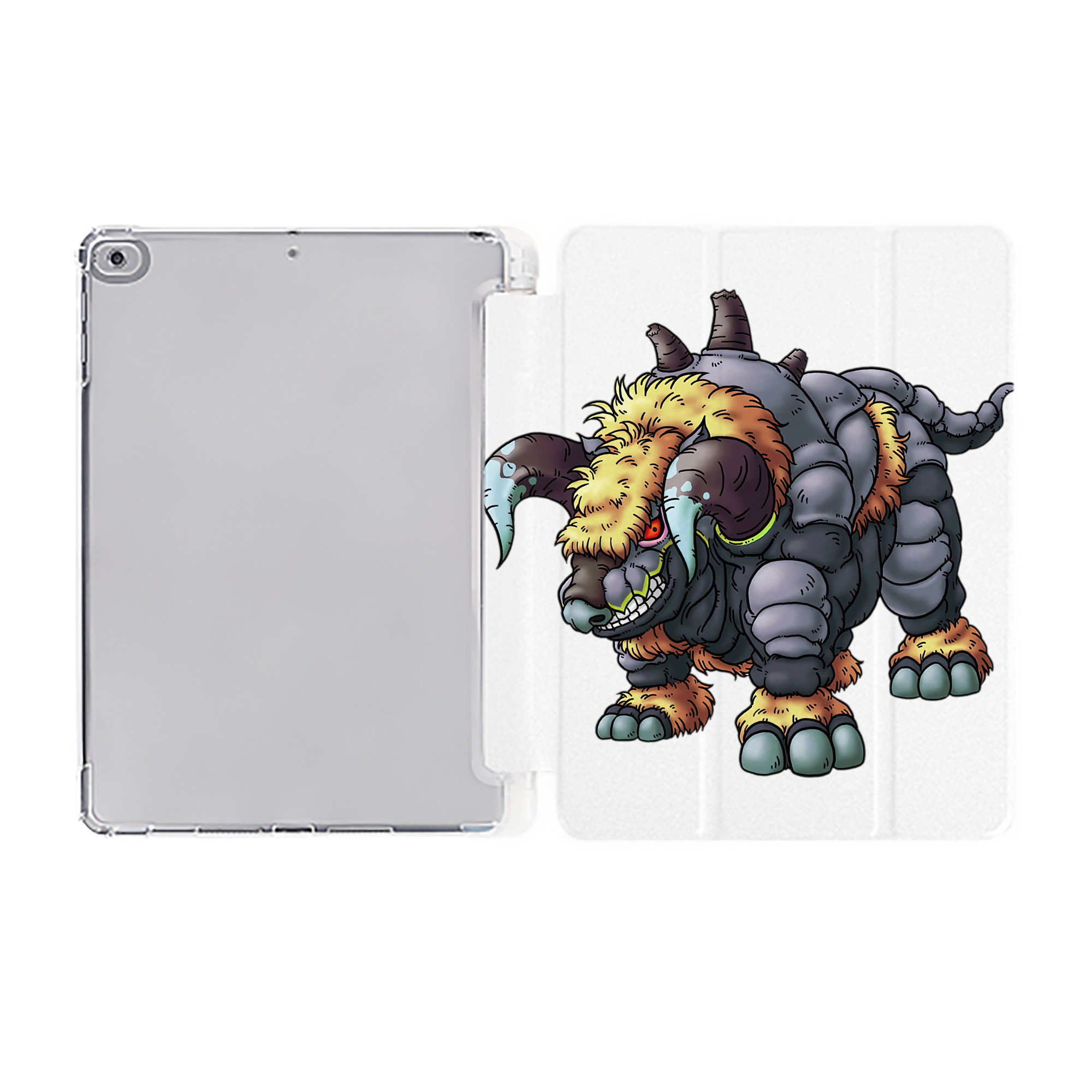 （画像用） ドラゴンクエスト Doragon Kuesuto Dragon Quest IPad ケース ペン収納付き 三つ折りスタンド PUレザー×シリコン 対応機種9.5/10.5/10.9インチ